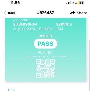 Size 9 Off-White X Jordan 1 Retro “UNC”